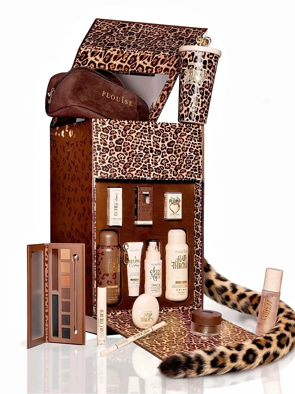 P.Louise The Secret of Sweet P.Louise Box Leopard Makeup Gift Box NWT